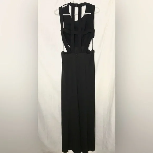 bcbg black cutout dress Cutout Cold Shoulder Dress main image 0